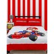 image 4 of Super Mario Closeup Duvet Cover Set - Grey/White/Red - Single Grey | Single
