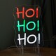 image 2 of 29cm Light up Hanging or Freestanding Christmas Ho Ho Ho Neon Sign
