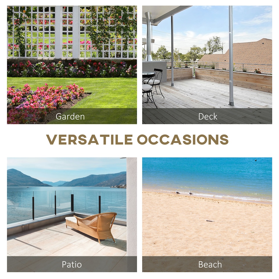 image 1 of Outsunny Garden Rustic Wooden Bench Wheel-Shaped Legs Slatted Seat Stable Reinforced Structure Outdoor Patio Garden 2-Person Bench Seat - Natural Wood Effect | Brown