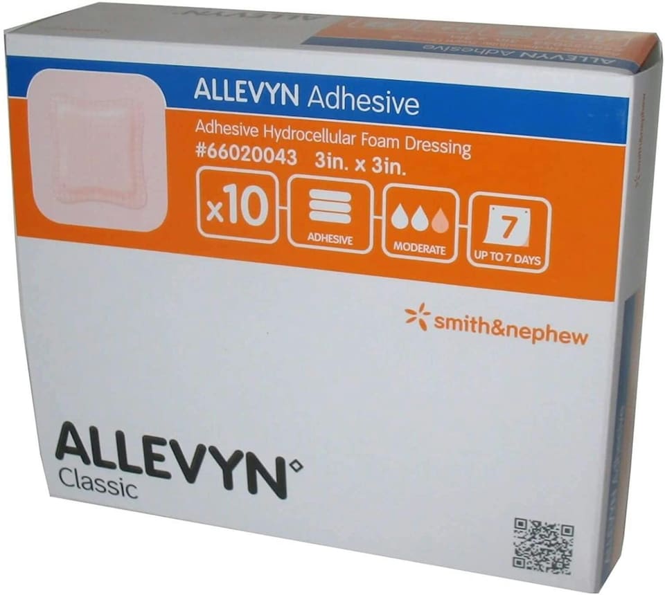 image 1 of Allevyn Adhesive 7.5cm x 7.5cm Dressings Pack of 10