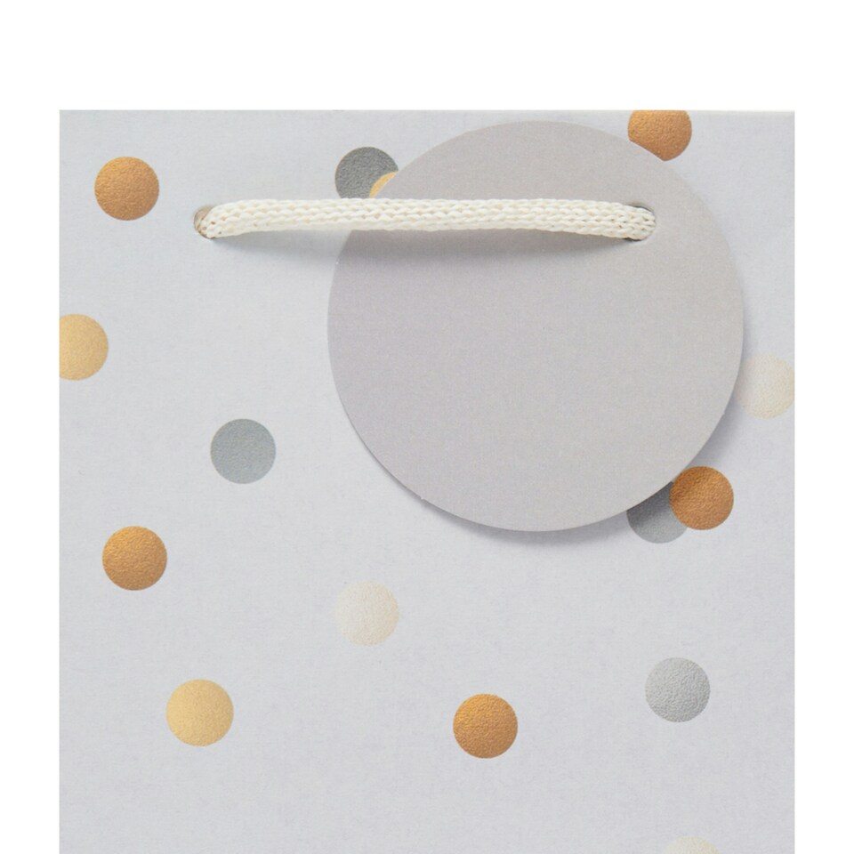 image 1 of Multipack of 3 Bottle Gift Bags | Party Bags for Presents | Birthdays/Weddings | For Him/Her/Friend | Confetti Sprinkle Design Silver