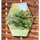 image 2 of Primrose Acrylic Wall Mounted Silver Hexagonal Illusion Mirror 180cm x 75cm