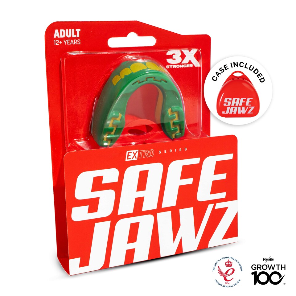 image 1 of SAFEJAWZ Extro Sports Mouth Guard Ogre Adult/Junior