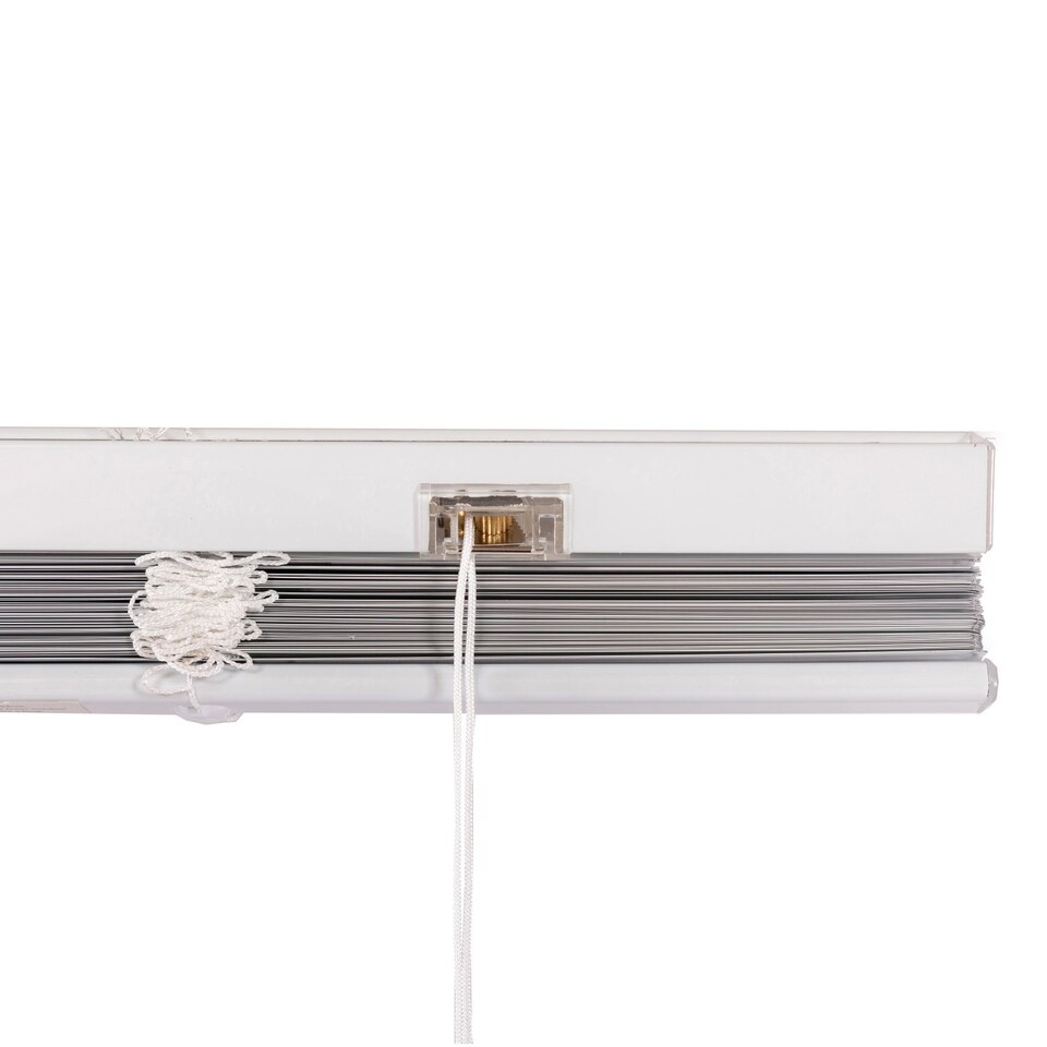 image 1 of 120 x 150cm PVC White Home Office Venetian Window Blinds with Fixings | White