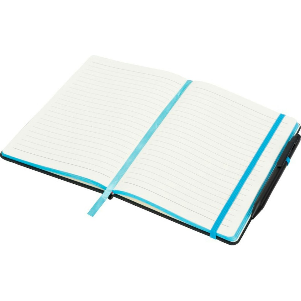image 1 of Bullet Noir Edge Notebook - Black/Blue - Medium