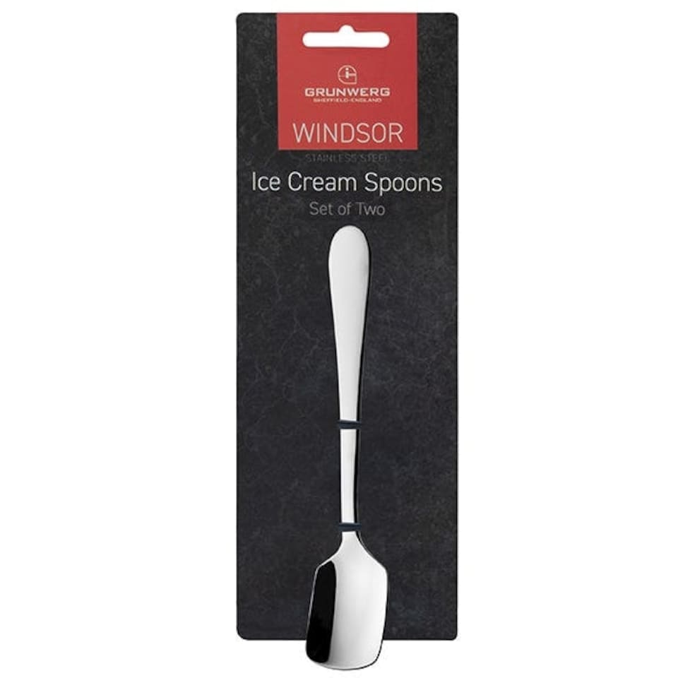 image 1 of Grunwerg Windsor Set Of 2 Ice Cream Spoons