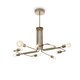 image 1 of Triumph 8 Light Multi Arm Ceiling Pendant Light Antique Brass