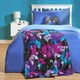 image 1 of OHS Kids Gaming Printed Throw Warm Plush Sherpa Flecce Reverse Over Bed Super Soft Blanket, 100x120cm Purple | Neon Purple