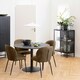 image 5 of Newcastle Low 2 Door Display Cabinet in Matt Black