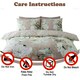 image 6 of Ariana Floral Printed Duvet Cover Set Reversible Polycotton Beddings Pink | Double