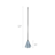 image 5 of JVL Super-Absorbent Lightweight Synthetic Floor Mop, Grey