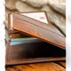 image 4 of SPORTGIFTZ - Buffalo Leather Rugby Wallet | RFID Protection | 7 Card Slots | Coin Pouch & ID Holder | Rugby Fan Accessory | Multicoloured, 10cm x 8cm, Leather Brown