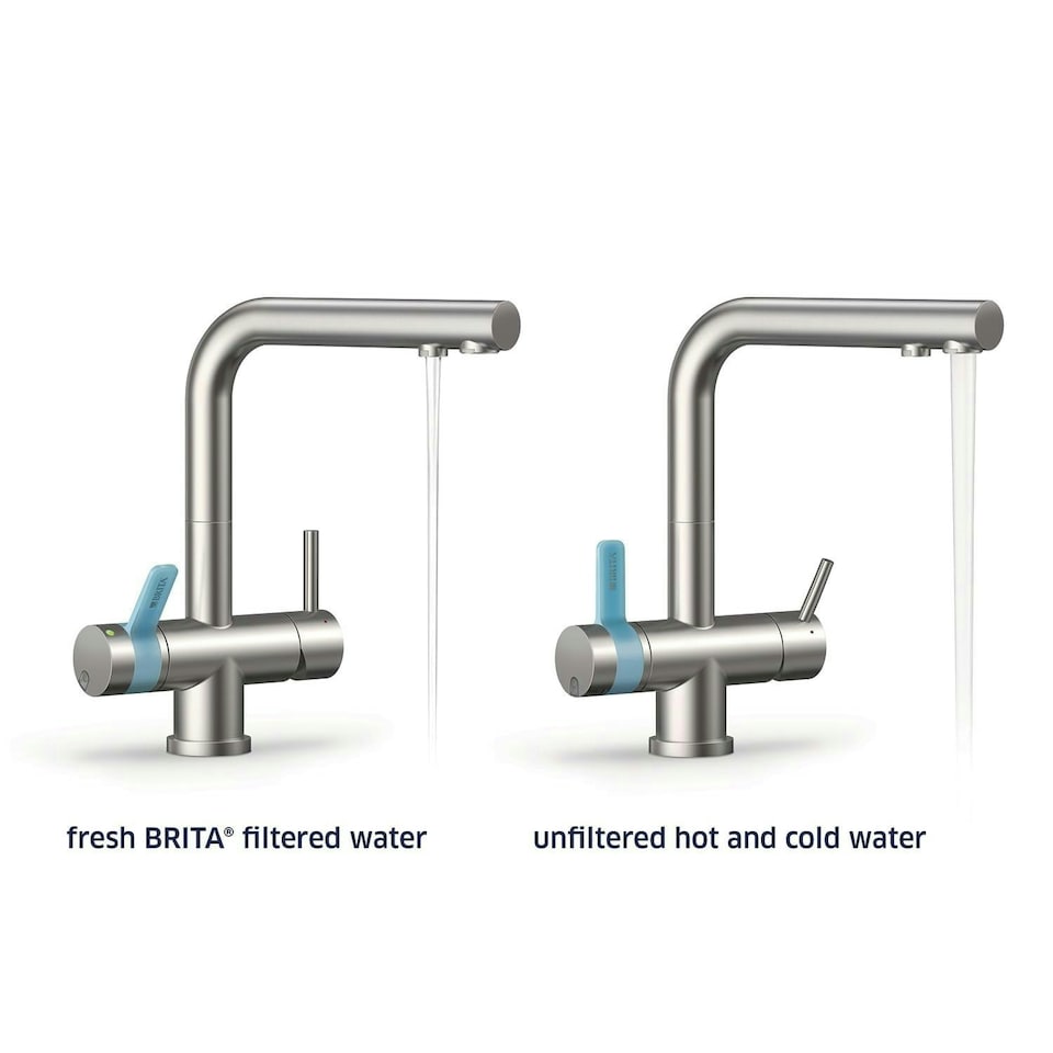 image 1 of BRITA mypure P1 Water Filter Kitchen Tap - Rectangle - Includes 1x BRITA P1000 Cartridge