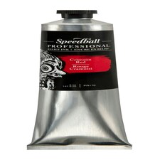 Speedball Professional Relief Ink, Crimson Red, 5oz