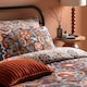 image 3 of Furn Kinfolk Printed Reversible Duvet Cover Set | Blue | Denim Blue | Super King
