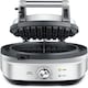 image 1 of Sage The No-Mess Waffle Maker, With Non-Stick Surface, No Mess Moat & Browning Control - Brushed Stainless Steel