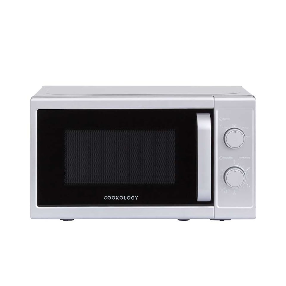 image 1 of Cookology 800W Microwave 20L Manual Control Freestanding - CMAFS20LSL Silver