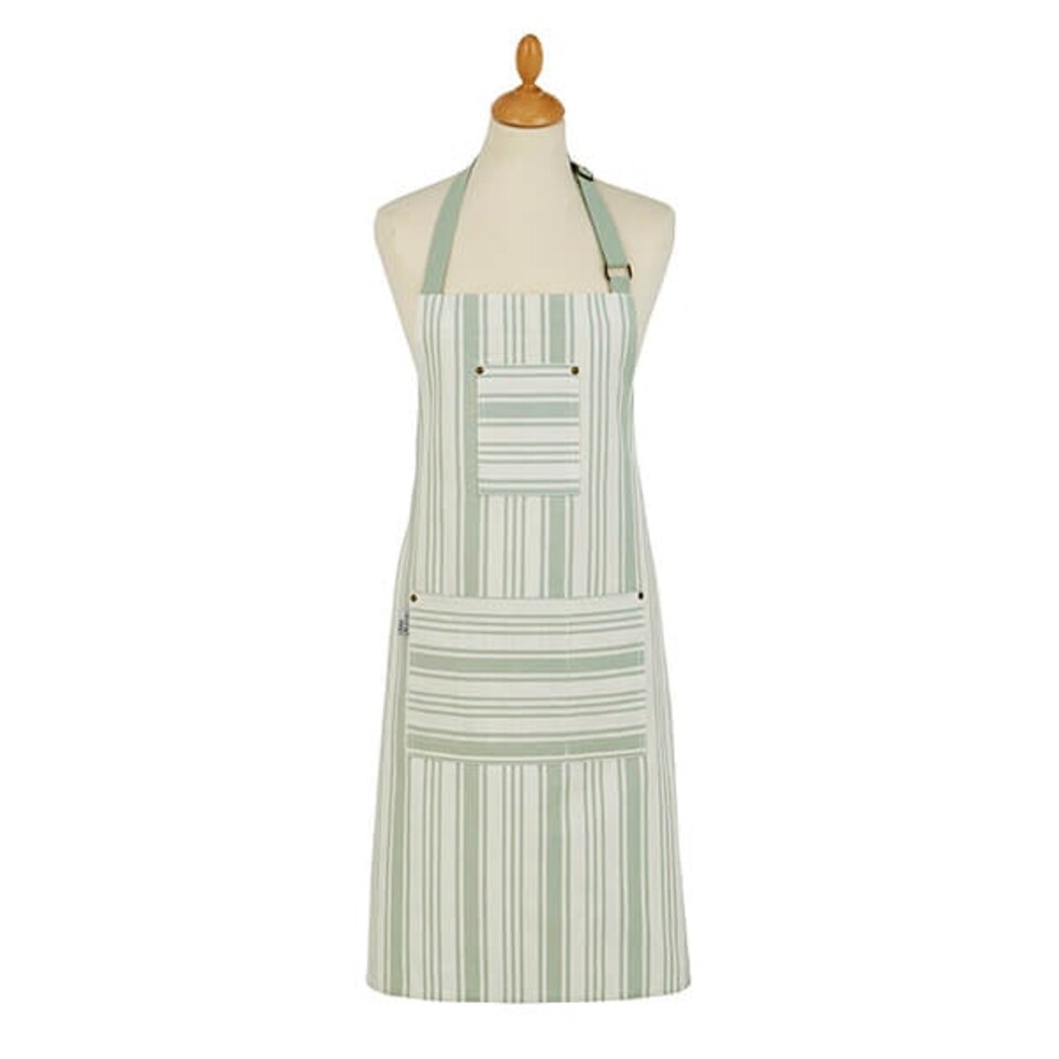 image 1 of Ulster Weavers Sage Stripe Cotton Apron
