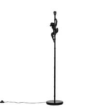 ValueLights George Monkey Hanging Modern Black Floor Lamp Base | Black