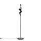 image 1 of ValueLights George Monkey Hanging Modern Black Floor Lamp Base | Black
