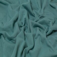 Minerva Core Range Green Polycotton Fleece Back Sweatshirt Stretch Knit Fabric for Dressmaking, 150cm / 59" Wide - per metre