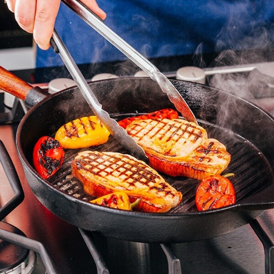 image 1 of Stellar Cast Iron 28cm Grill Pan