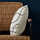 image 3 of BHS Soft Elegance Embroidered Cushion, Cream