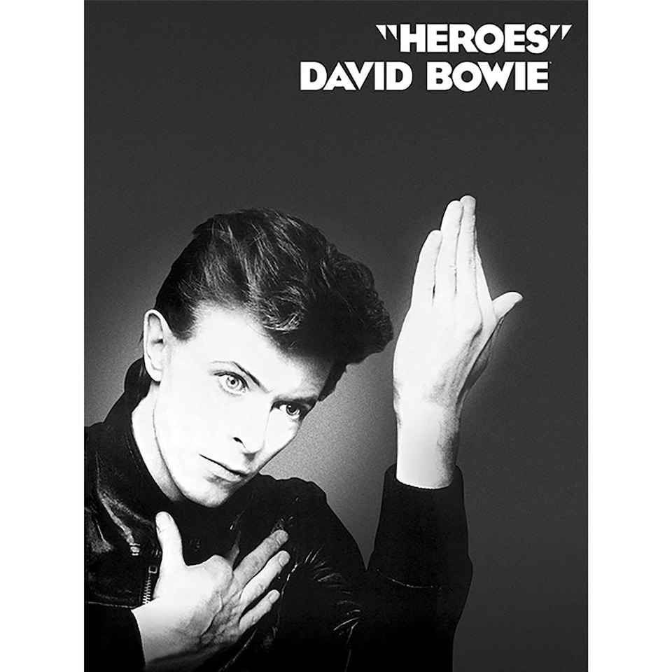 David Bowie (Heroes) 60x80x4cm Stretched Canvas Print