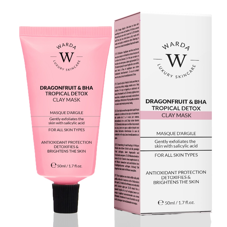 image 1 of Warda Luxury Skincare Dragonfruit & BHA Tropical Detox Clay Mask