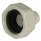 image 5 of SPARES2GO Female Adaptor 1/4" Push Fit x 3/4" BSP for American Fridge Freezer Water Pipe (Pack of 1)