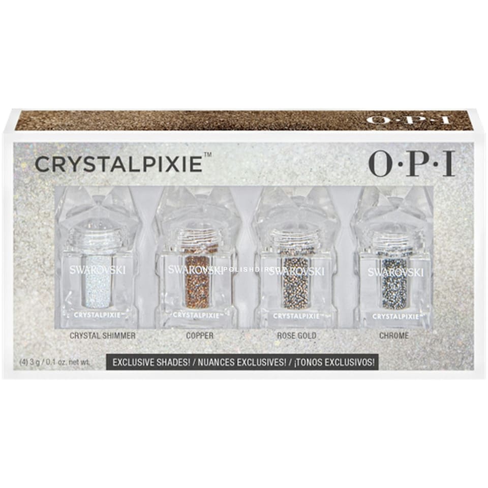 OPI Shine Bright Limited Edition Holiday - Swarovski Exclusive Shades - Crystalpixie Mini Kit N/A