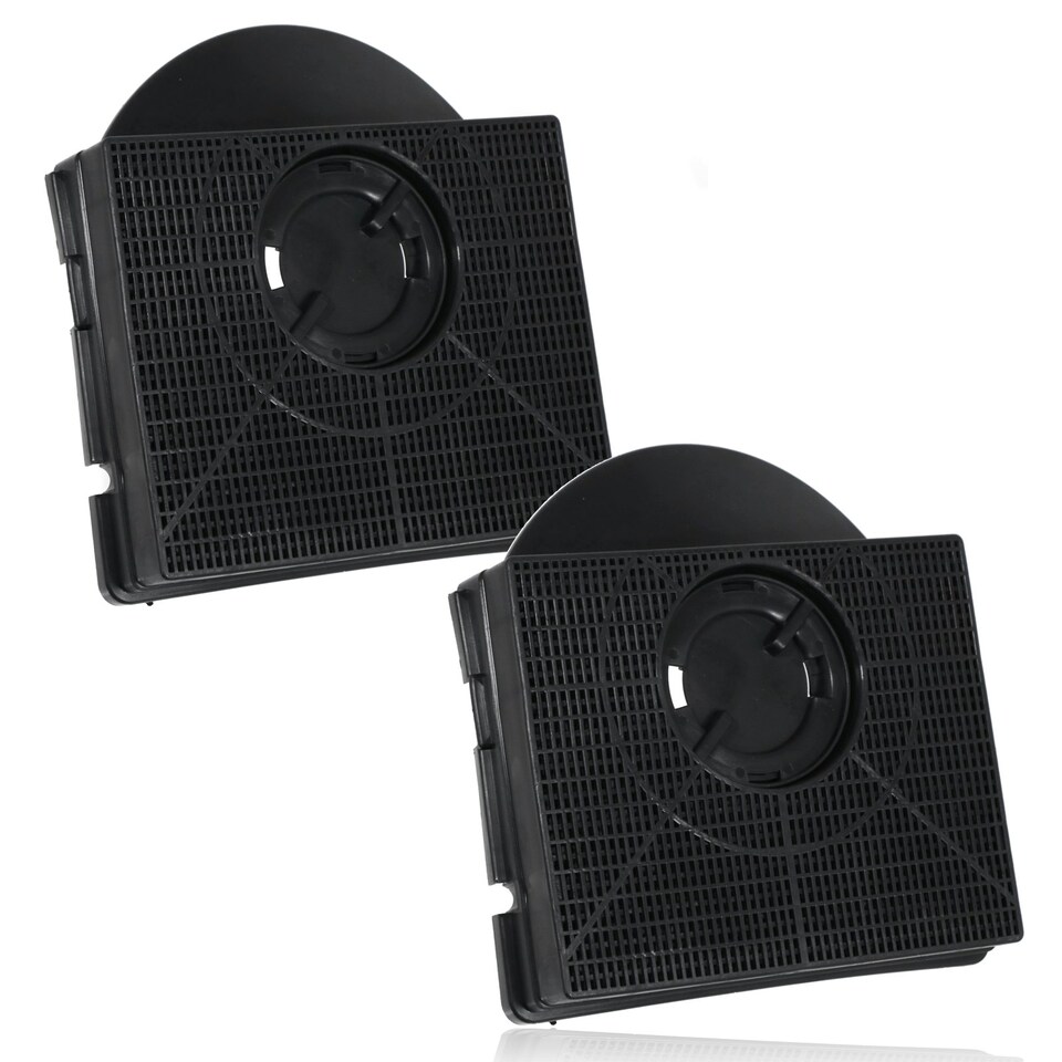 image 1 of SPARES2GO CHF303 Type Charcoal Carbon Odour Filter compatible with Hotpoint HSFX HTU32 Cooker Hood Fan Vent (Pack of 2)
