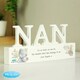 image 1 of Personalised Me To You Wooden Nan Ornament