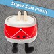 image 10 of Drum Soft Toy Cute Plushie Huggable Cuddly Stuffed Toy 16cm Red