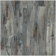Wood Effect Wallpaper Grey Blue Teal Paste The Wall Vinyl Weathered Panel