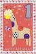image 1 of 1st Happy Birthday Girl Giraffe Card