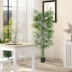 image 8 of Outsunny 6ft Artificial Bamboo Tree Plant Greenery in A Pot for Home Office Planter 1.8M