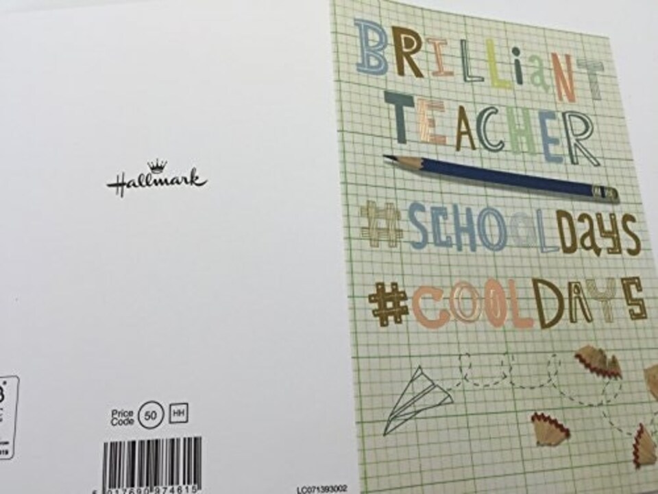 image 1 of Brilliant Teacher School Days Thank You Teacher Card