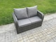 image 5 of Fimous 4 Piece Garden Furniture Sets 5 Seater Outdoor Patio Furniture Set Weaving Wicker Rattan Sofa Chair and Table with Cushion