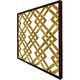 image 3 of Gold geometric chain (Picture Frame) Grey | L