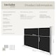 image 6 of Garden Privacy Screen with retractable side awning and aluminium casing | Black | black | 1