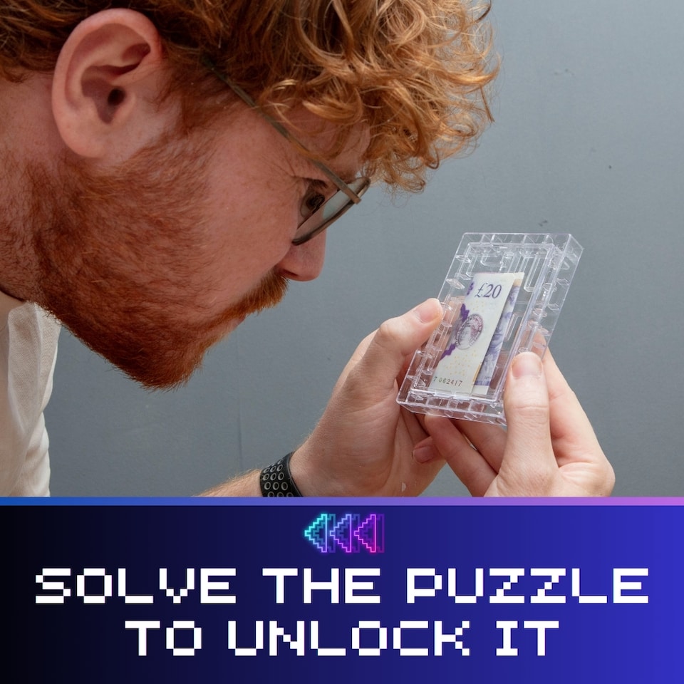 image 1 of Gaming Gift Card Maze, Money Puzzle Box for Teen Boys