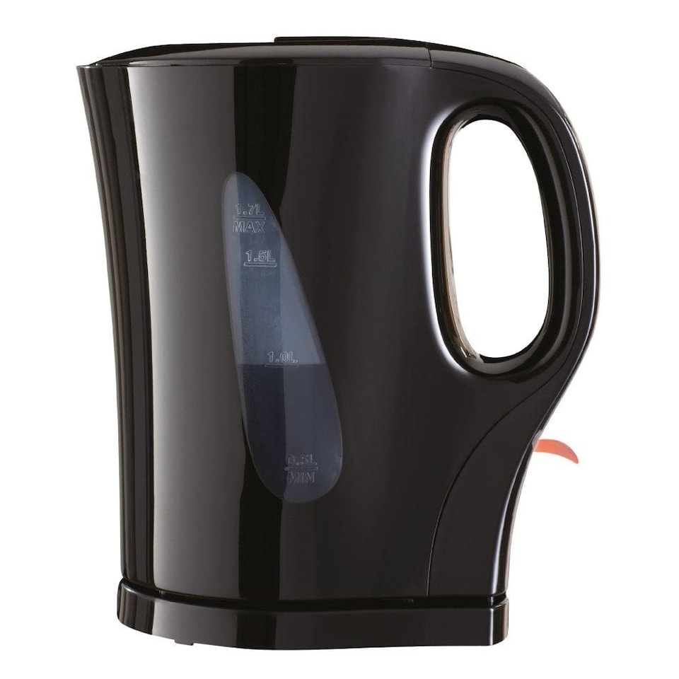 image 1 of Daewoo Black 1.7L Kettle And 2 Slice Toaster Set