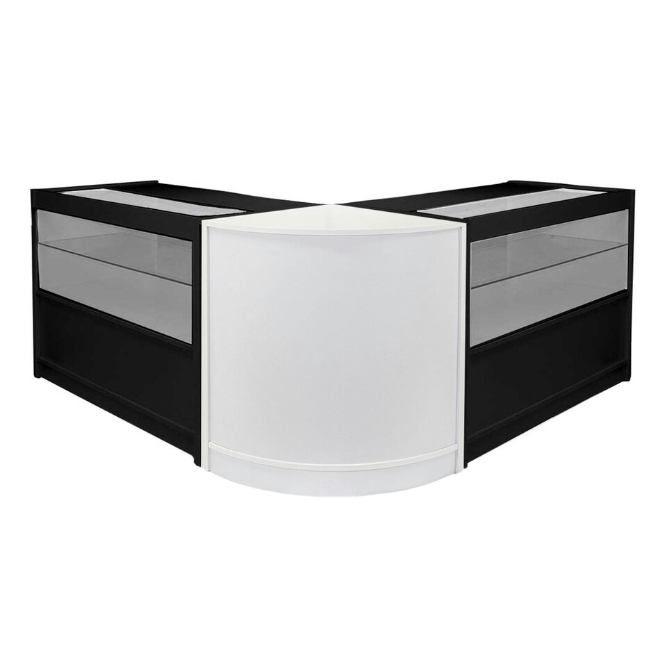 image 1 of Emperor C1200 C1200 CM60 Black and White Retail Shop Counters Black