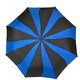 image 1 of Everyday Folding Umbrella Manual Opening Swirl Blue | Black