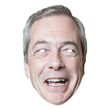 Nigel Farage Cardboard Face Mask
