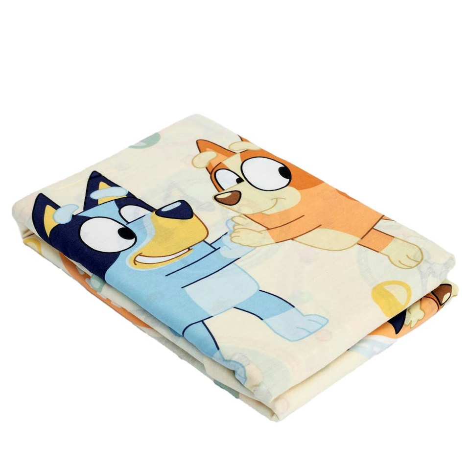image 1 of Bluey Frame Duvet Cover Set - Cream/Multicoloured - Single