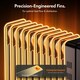 image 7 of VonHaus Oil Filled Radiator 11 Fin Portable Electric Heater Black