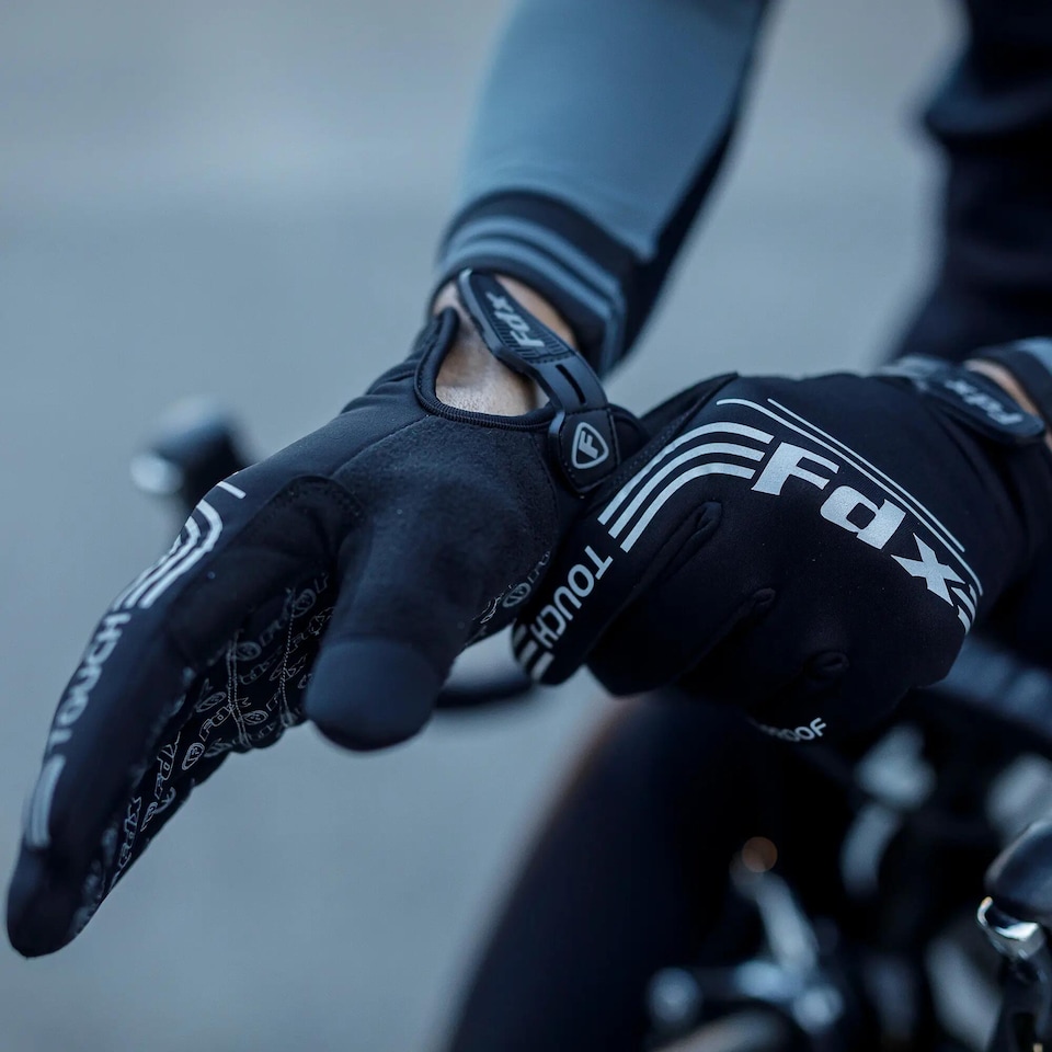 image 1 of Subzero Winter Cycling Gloves Thermal Windproof Padded Mitts for Men & Women
