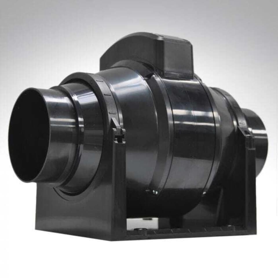image 1 of Manrose MF100T  In-Line Mixed Flow Extractor Fan 100mm 4 inch (Timer Model)